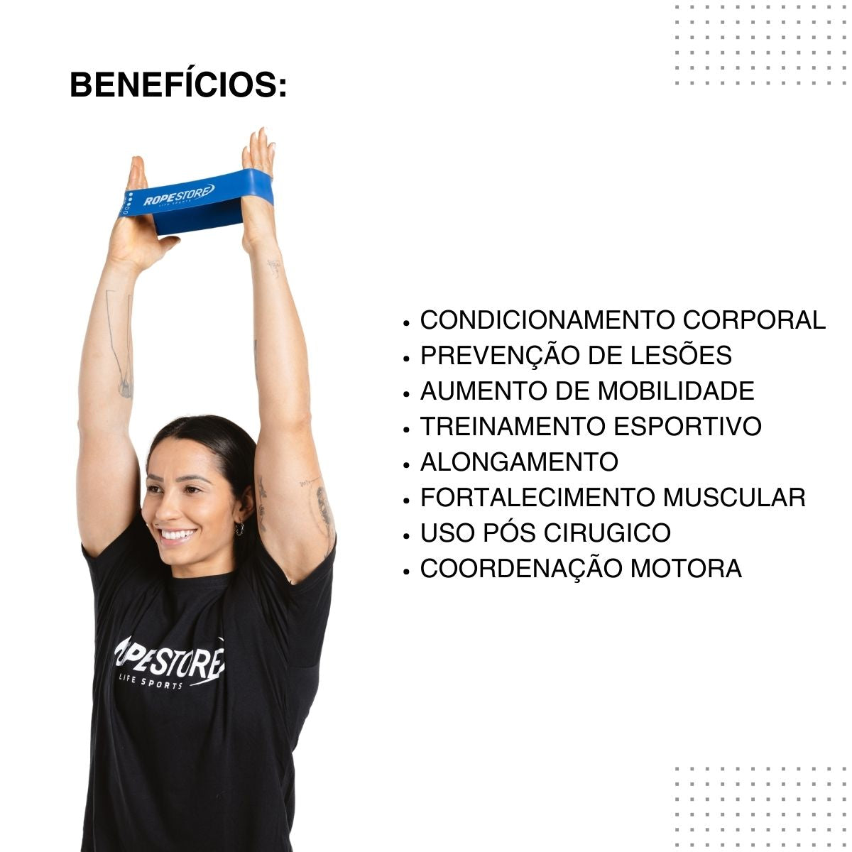 Mini Band Forte Azul - Rope Store #