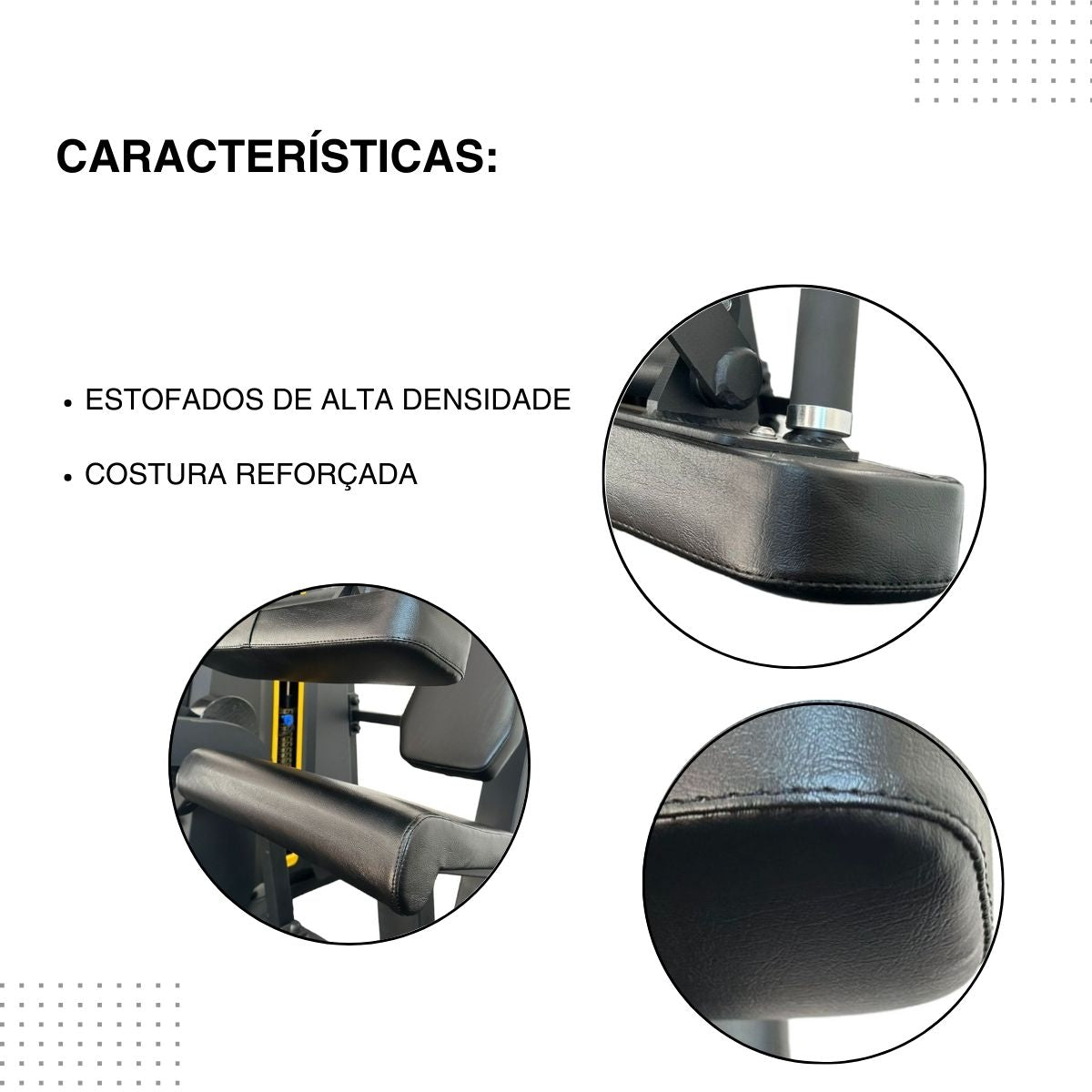 Cadeira Flexora Seated Leg Curl 130 kg Linha Hard Arzur - Rope Store #