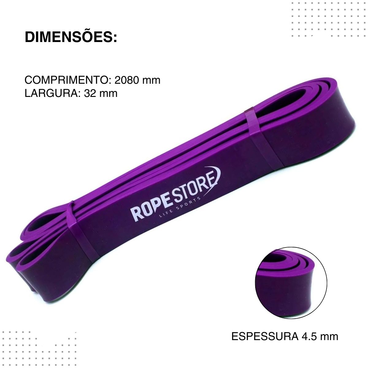 Super Band Média Lilas 3.2 Rope Store - Rope Store #