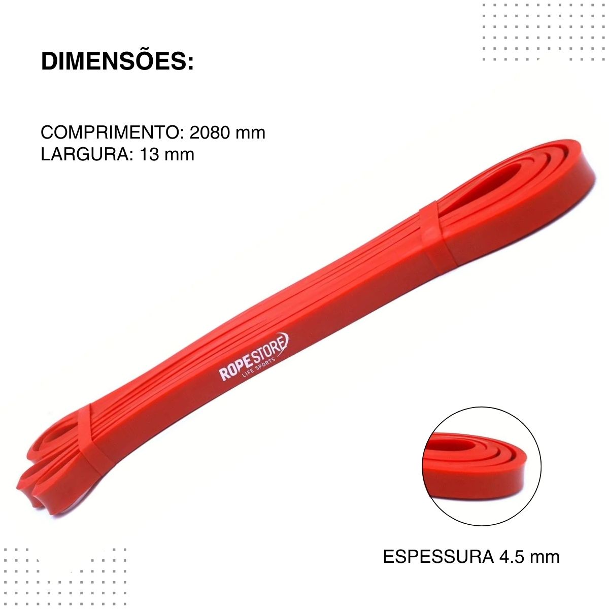 Kit Super Bands - 3 unidades - Tensão Extra Leve, Leve e Médio - Rope Store #