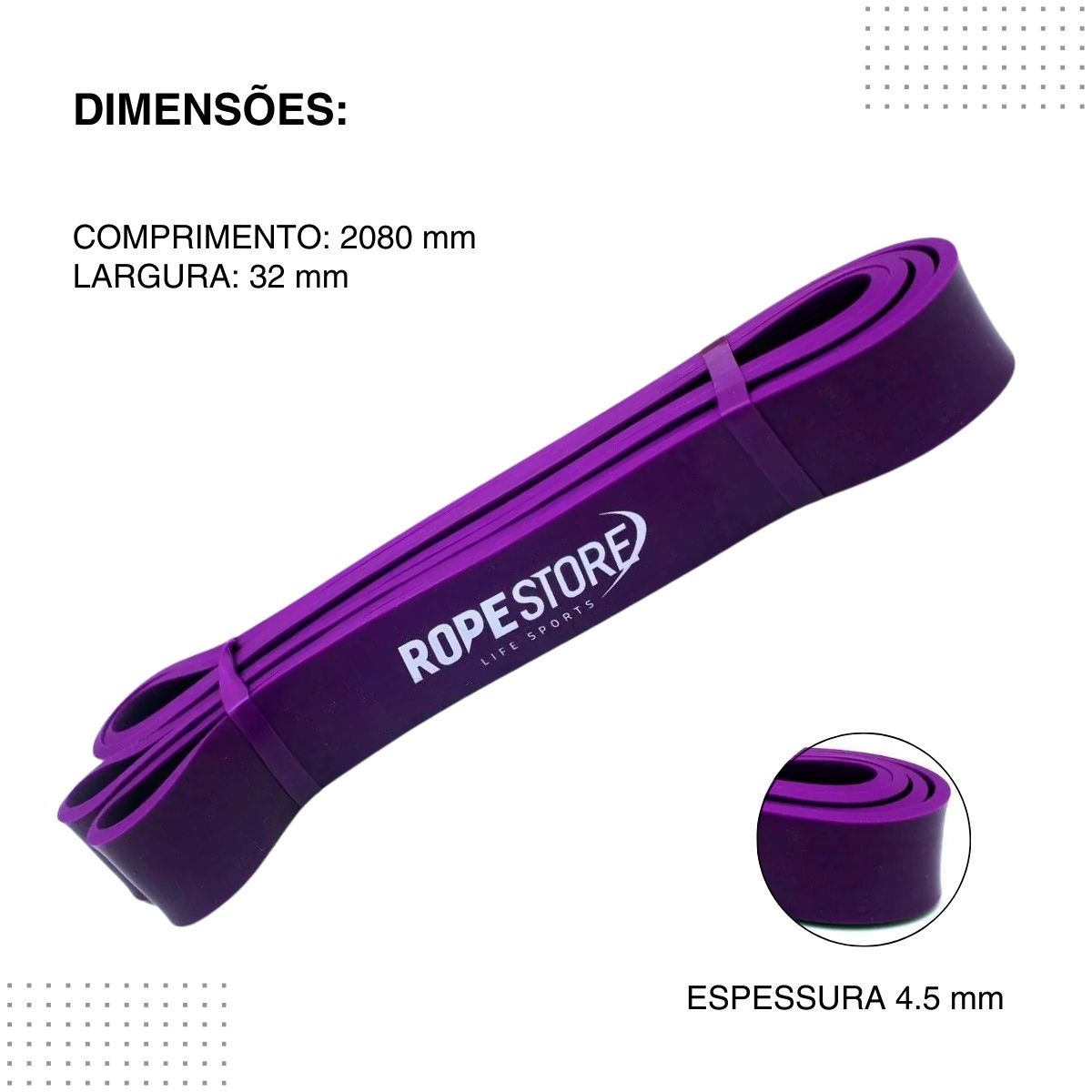 Kit Super Bands - 3 unidades - Tensão Extra Leve, Leve e Médio - Rope Store #
