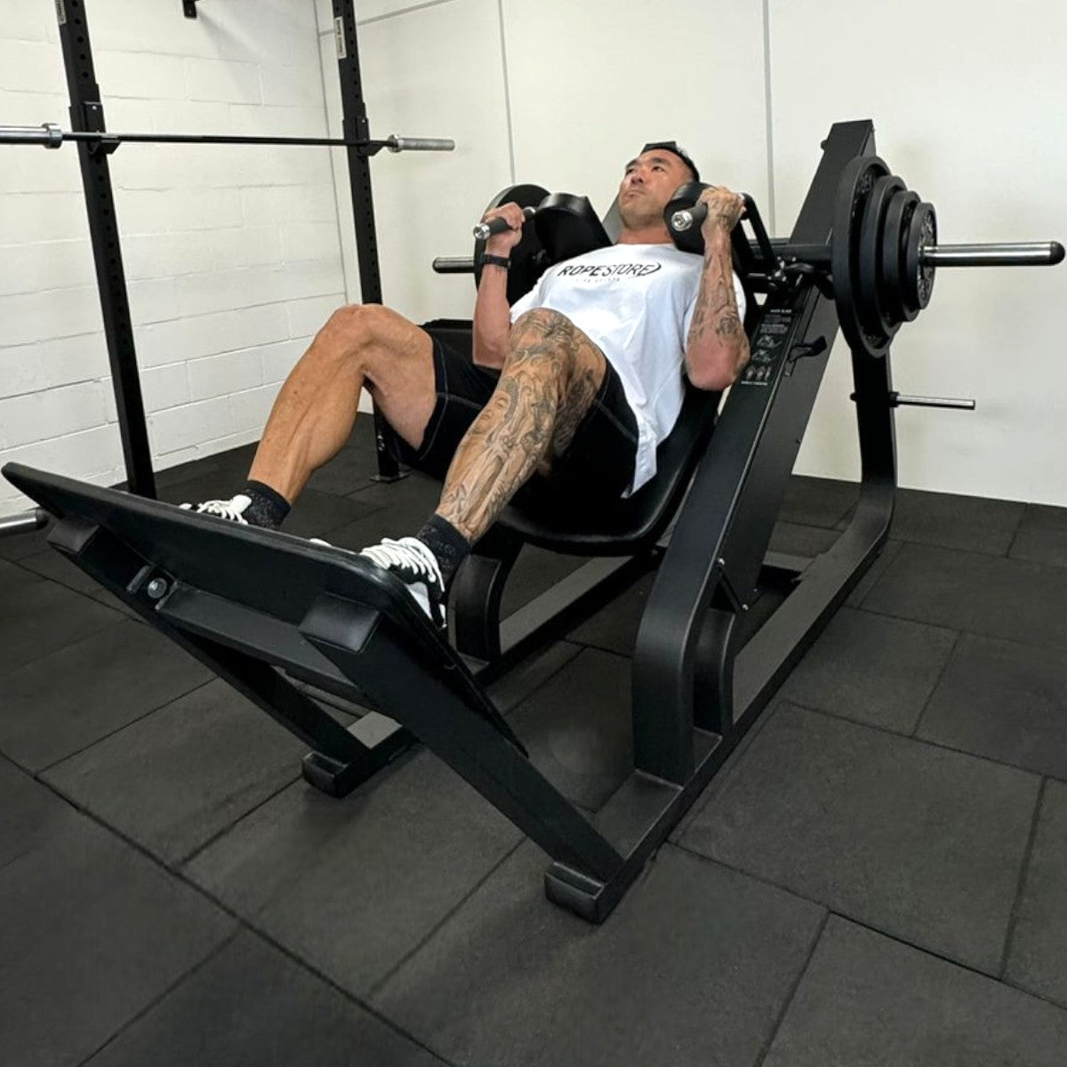 Hack de Agachamento Musculação Linha Hard Arzur Fitness - Rope Store #