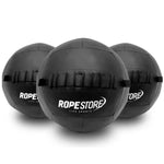Kit 3 Bolas Wall Ball 12, 14, 16 Libras Preta - Rope Store #