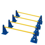 Kit Agilidade 8 Cones Furados Azul e 4 Estacas - Rope Store #