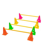 Kit Agilidade 8 Cones Furados e 4 Estacas - Rope Store #