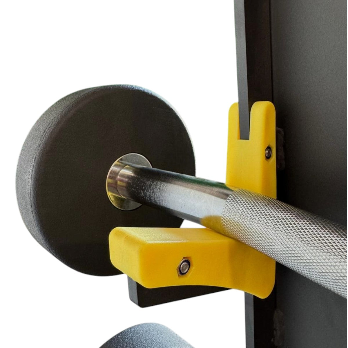 Kit Barra Montada Emborrachada 10,15,20,25,30 kg com Suporte - Rope Store #