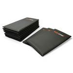 Kit com 10 Colchonetes 90 x 50 x 3 cm D60 Emborrachado Preto - Rope Store #