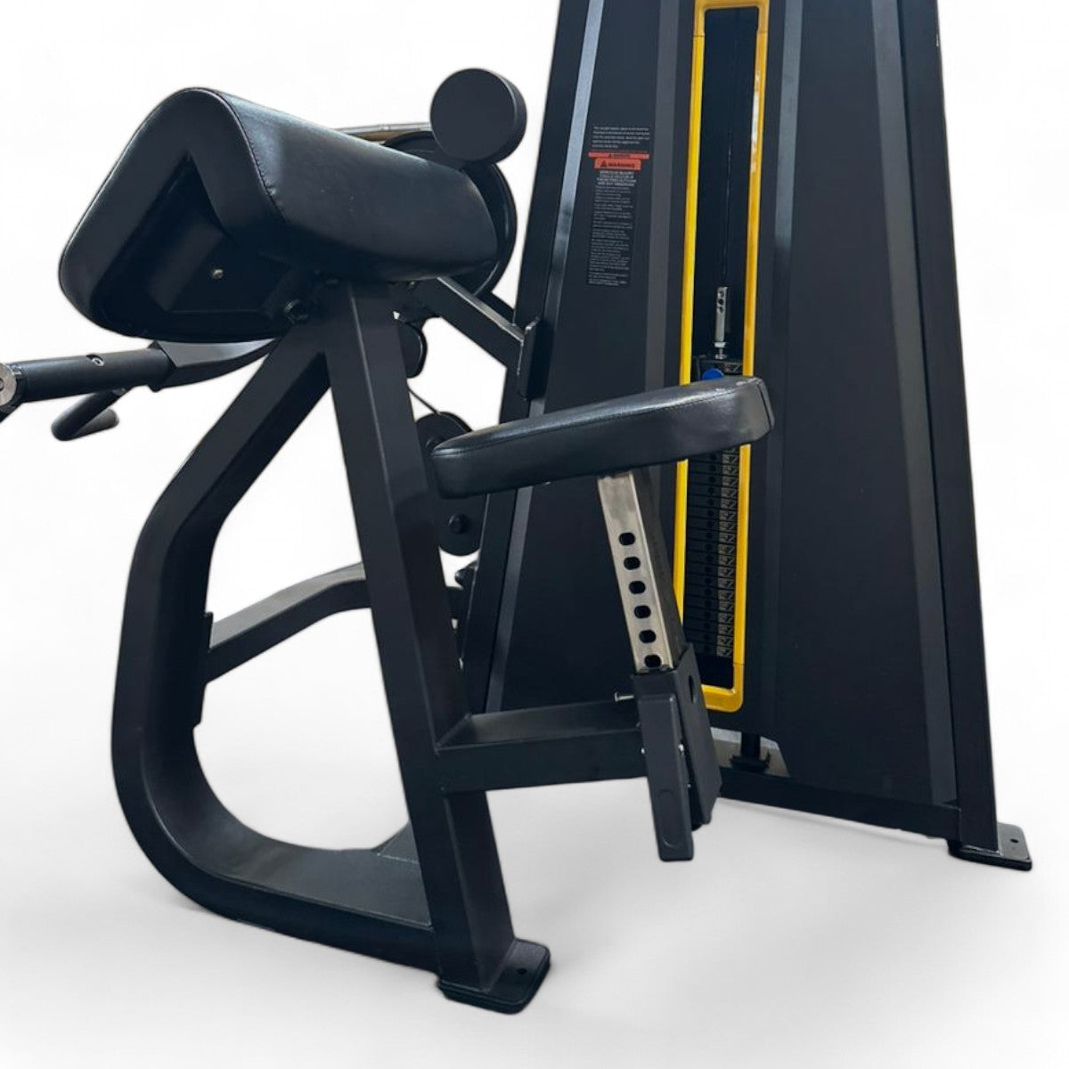 Máquina Biceps Triceps Carga 130 kg Linha Hard - Rope Store #