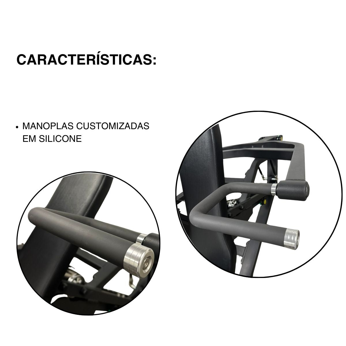 Máquina Desenvolvimento Ombro 130 kg Linha Hard - Rope Store #