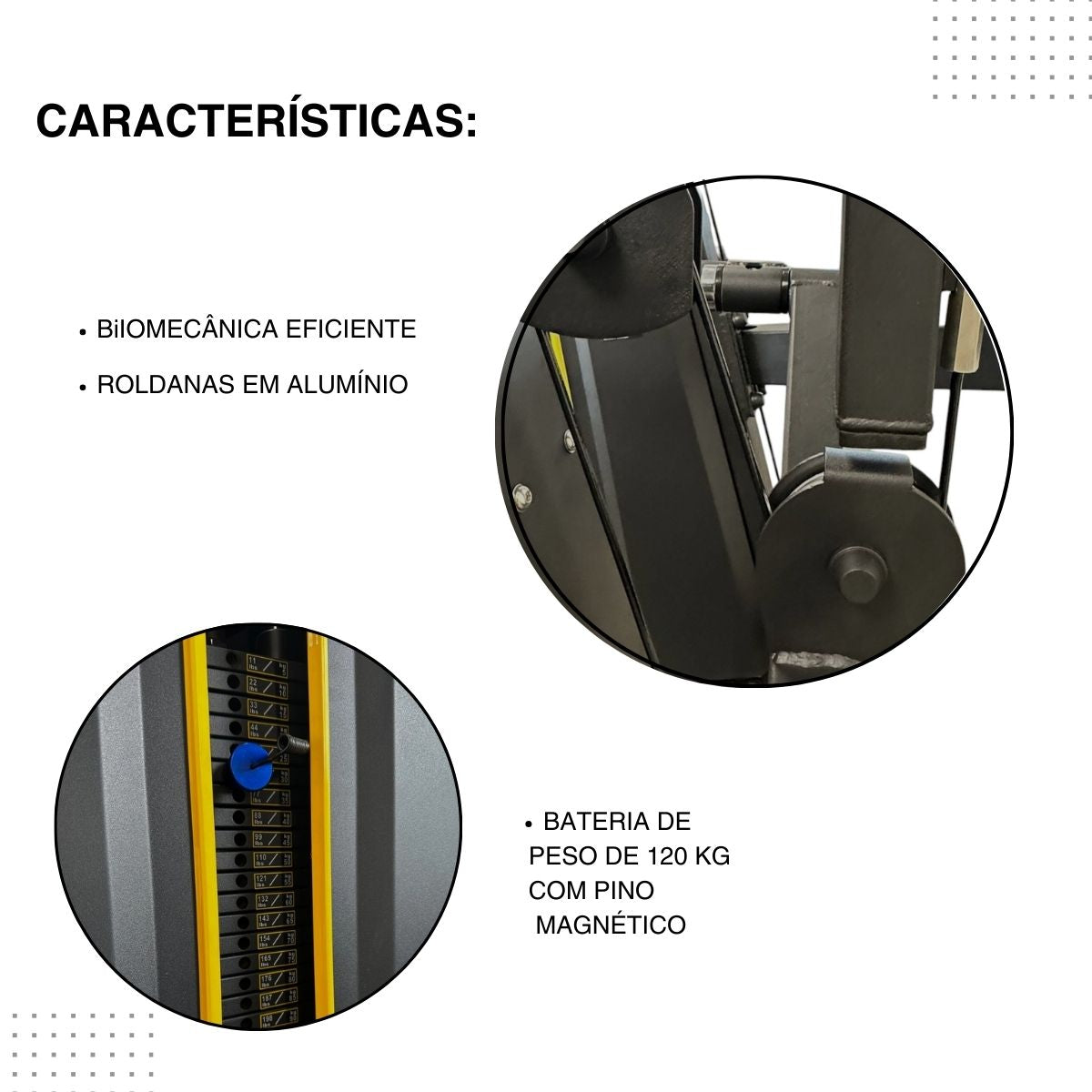 Máquina Triceps Press Machine Carga 120 kg Linha Hard - Rope Store #