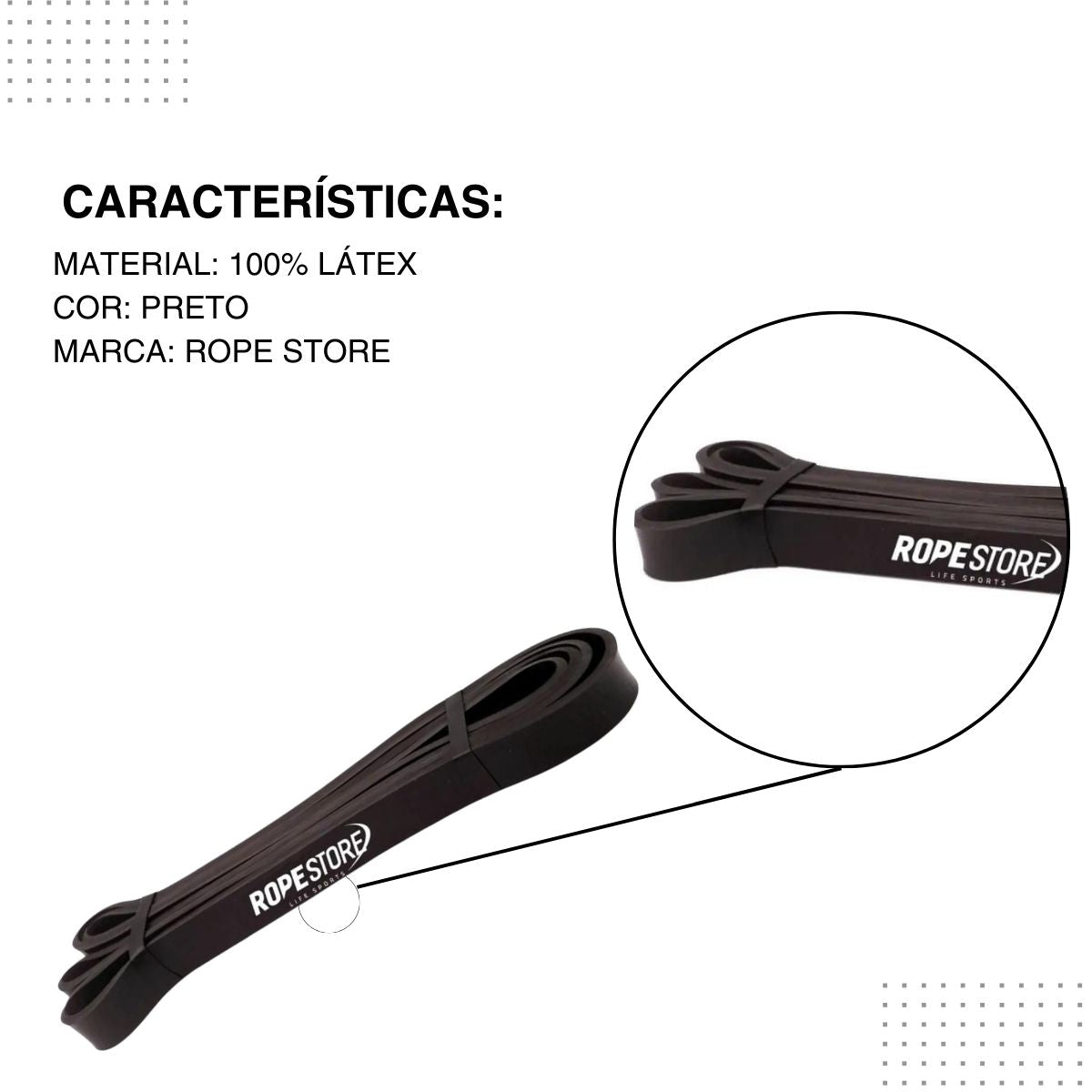Super Band Leve Preto 2.1 Rope Store - Rope Store #