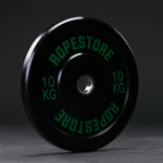 Anilha Olímpica Bumper Cross Preta - Rope Store #