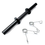 Barra Oca 40cm Preta Com Presilhas - Rope Store #