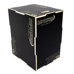 Caixa de Saltos Plyo Box Madeira Naval 50 x 60 x 75 cm Desmontada Com Logo Antiderrapante - Rope Store #