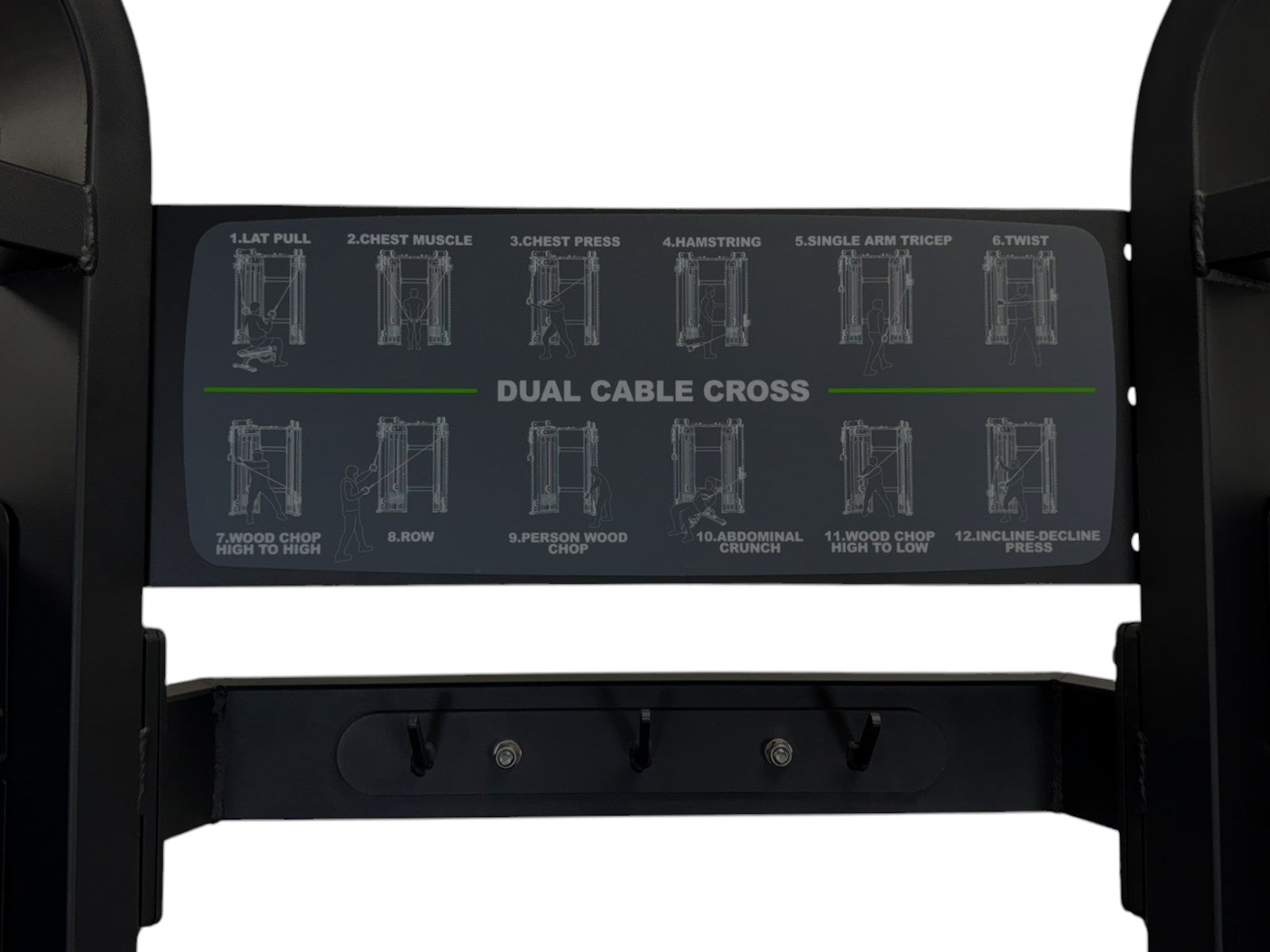 Crossover Angular Profissional Musculação Linha Hard - Rope Store #