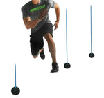 Kit 3 Estacas Para Treinamento De Agilidade e Circuito Azul - Rope Store #