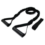Extensor Elástico Com Manoplas Revestido 1,50 mt Tensão Leve Preto - Rope Store #