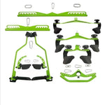Kit Puxadores Reguláveis Anatômicos Mag Grips Verde - Rope Store #
