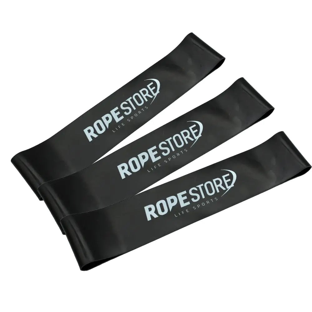Kit Mini Bands Tensão Extra Forte Preta Rope Store 3 Unidades - Rope Store #