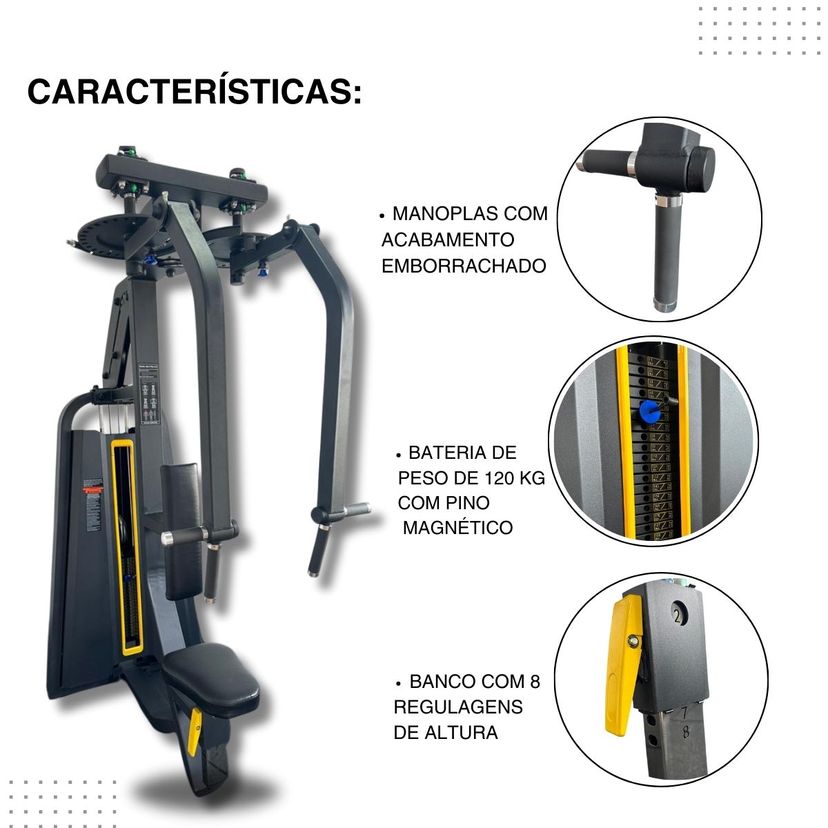 Peck Fly Voador Peitoral Dorsal Linha Hard - Rope Store #