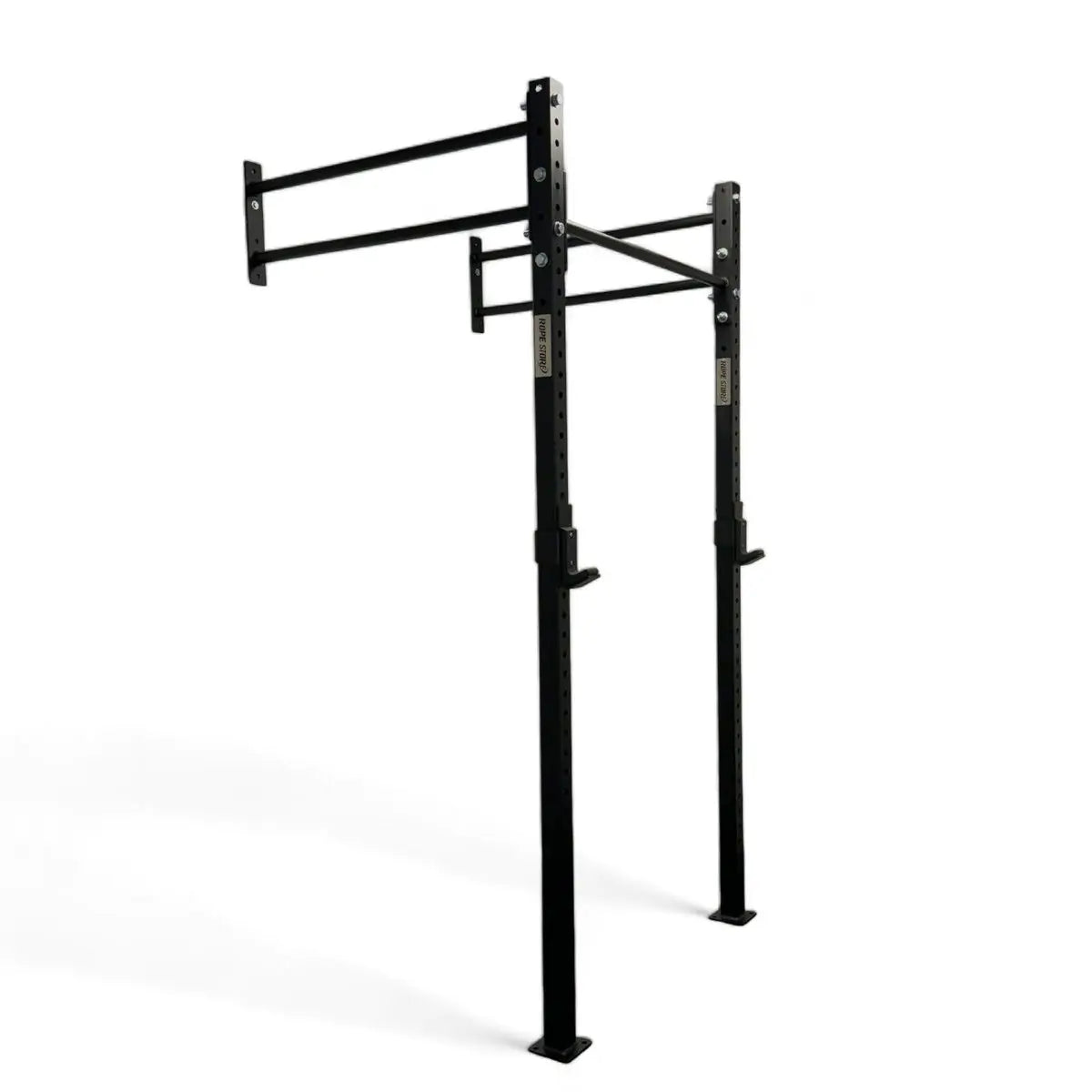 Power Rack Parede 2.4mt Rs1 Preto Fosco Texturizado - Rope Store #