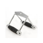 Puxador Triceps Triângulo Cromado com Pegada Emborrachada - Rope Store #