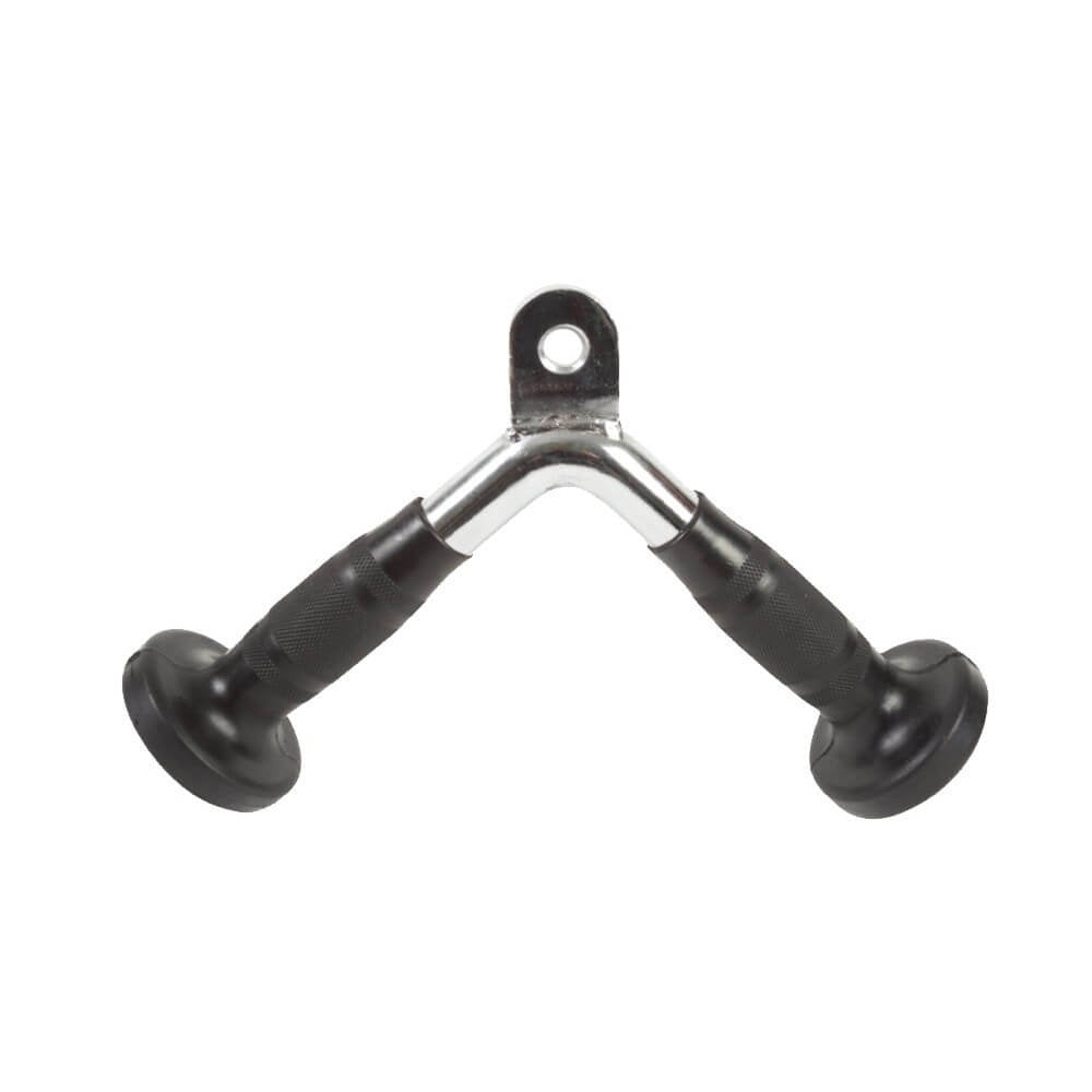 Puxador Triceps em V Metal com Pegada Emborrachada - Rope Store #