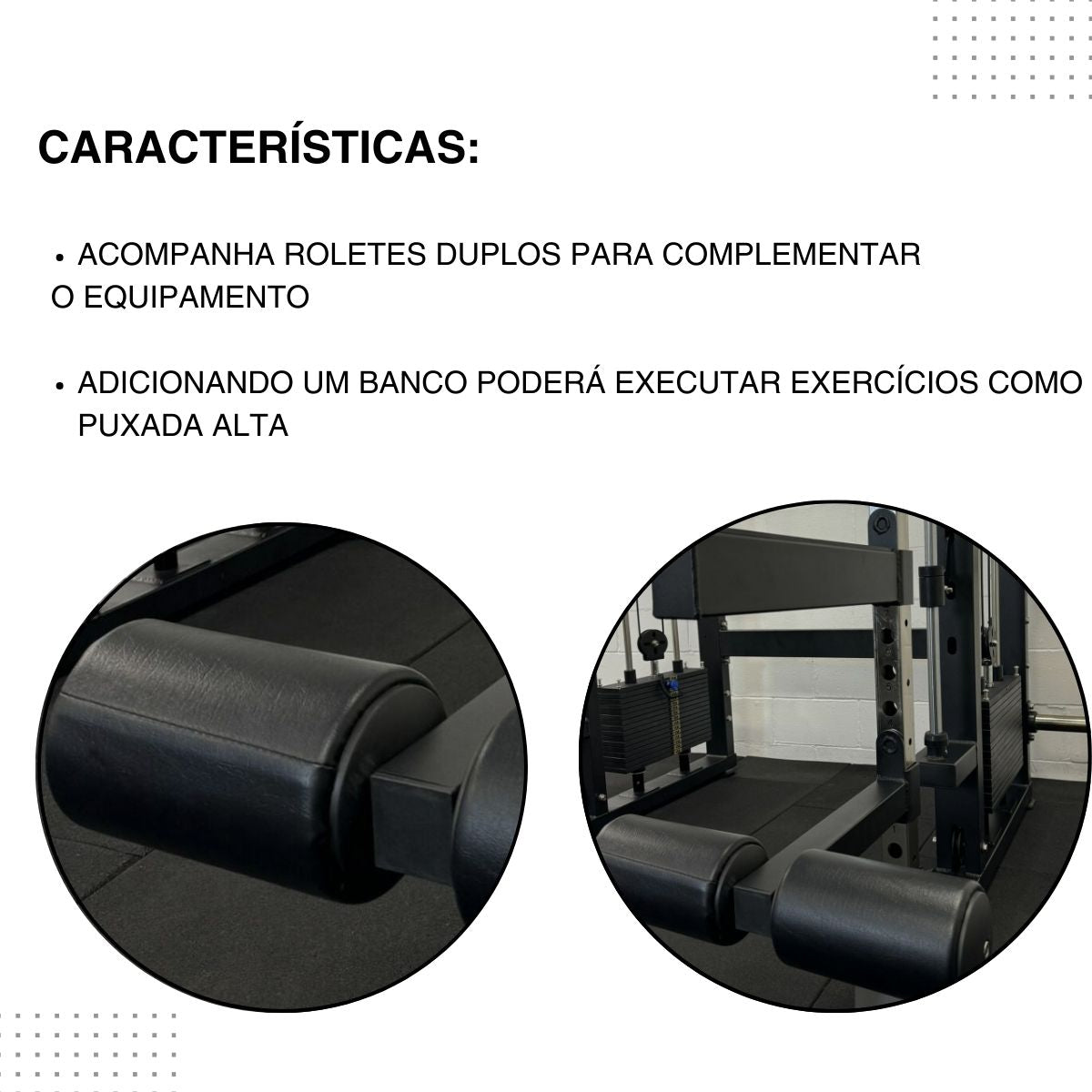 Rack Multifuncional com Smith 80 kg de Carga Linha Hard - Rope Store #