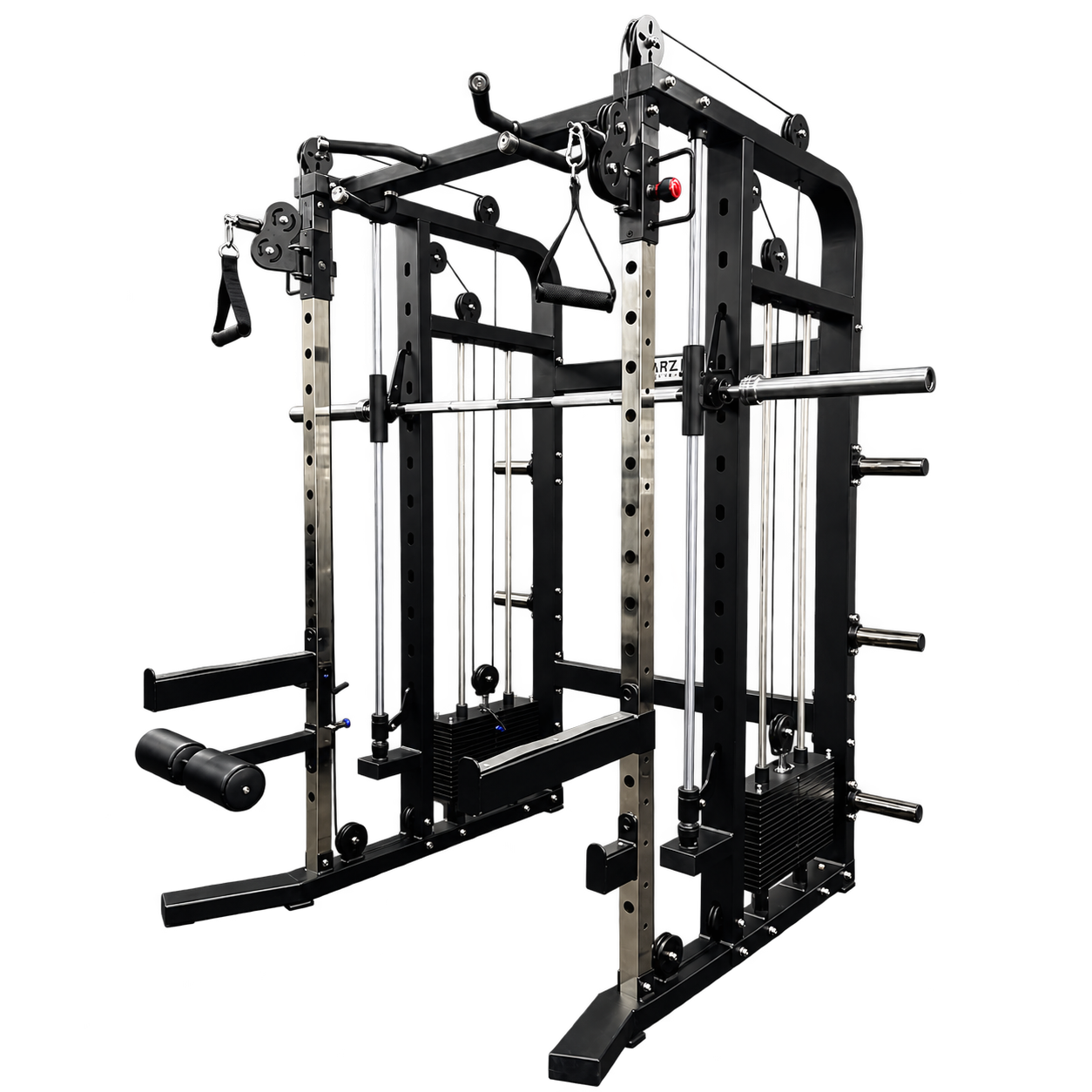 Rack Multifuncional com Smith Machine 80kg | 3 em 1 Linha Hard