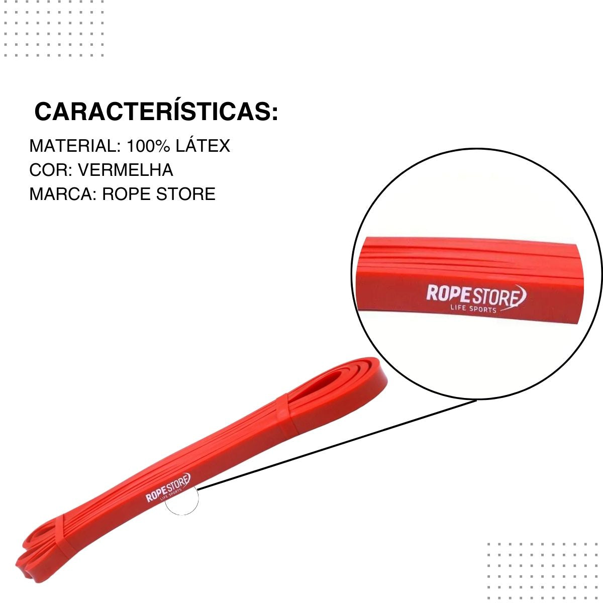 Super Band Super Leve Vermelha 1.3 - Rope Store #