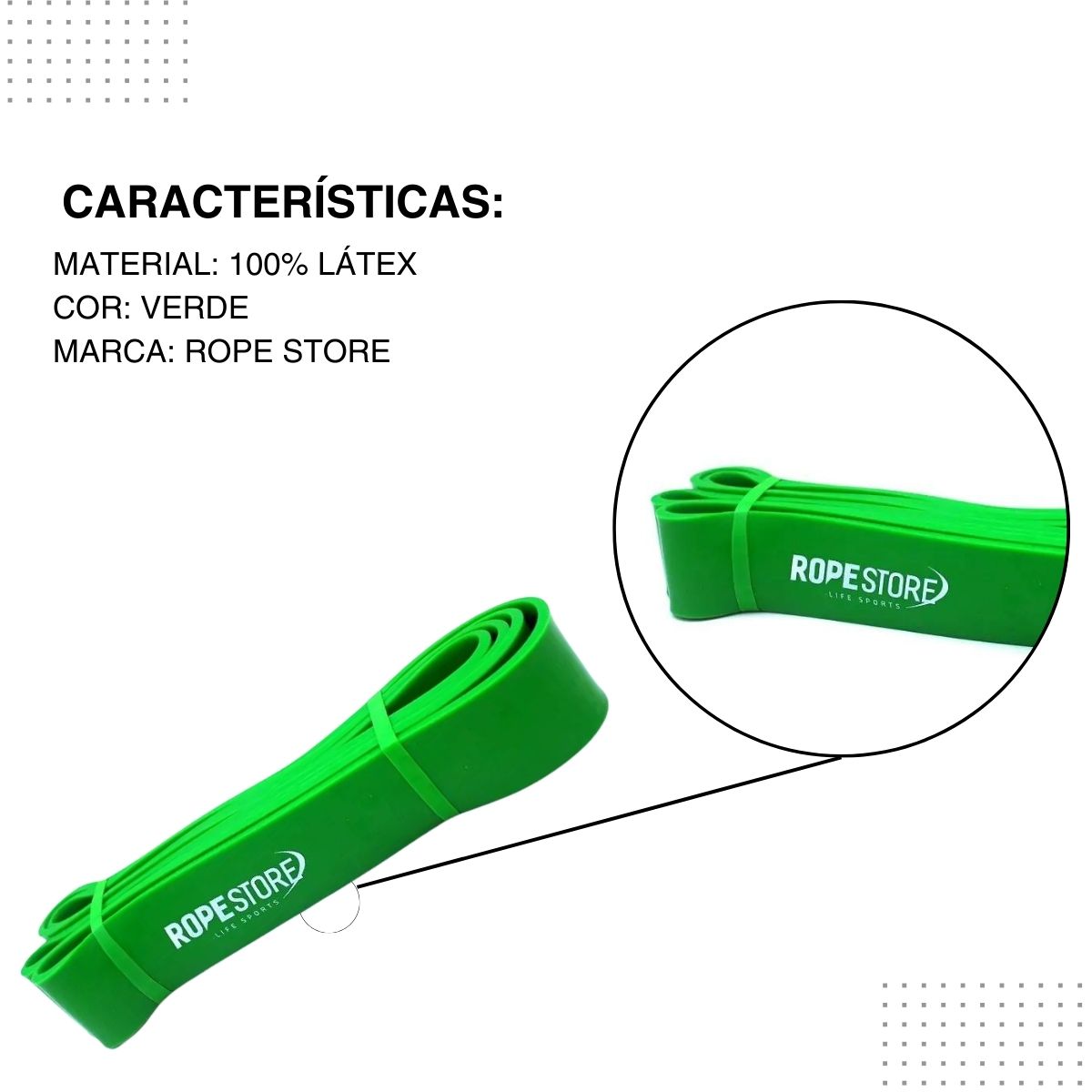 Super Band Forte Verde 4.5 Rope Store - Rope Store #