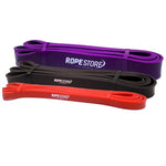 Kit Super Bands - 3 unidades - Tensão Extra Leve, Leve e Médio - Rope Store #