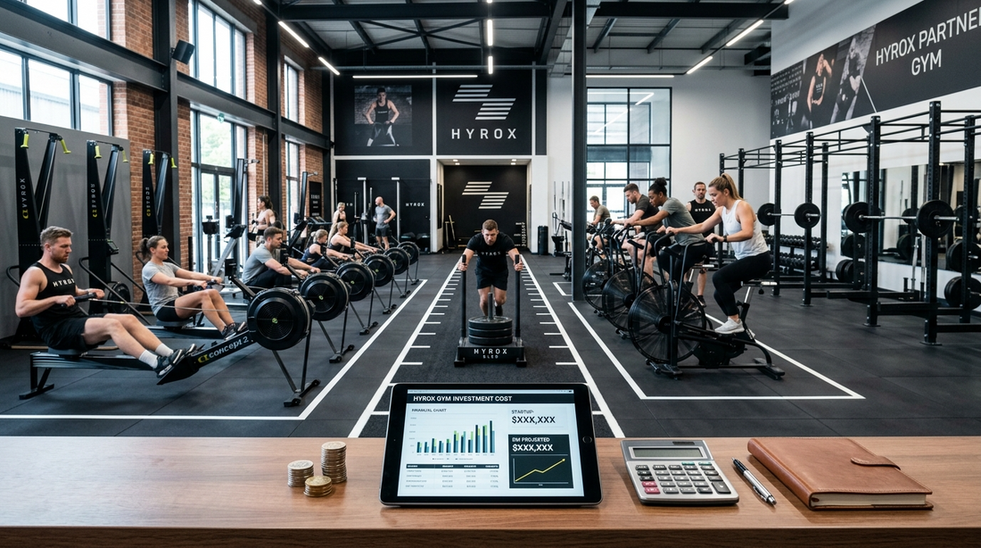 Hyrox e CrossFit têm diferenças importantes de equipamentos, espaço e perfil de aluno. Entenda o que muda antes de decidir qual oferecer no seu espaço.