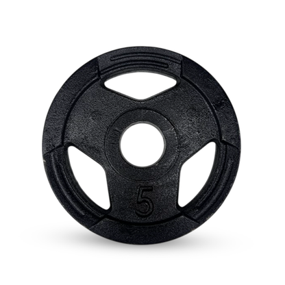 Anilha Olimpica Sport Furo 51mm Preta para treino de força