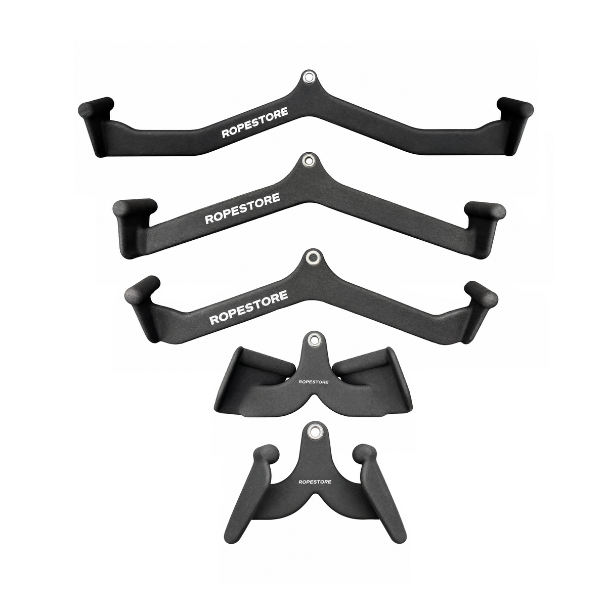 Kit Puxadores Anatômicos + Suporte De Chão para organização de equipamentos