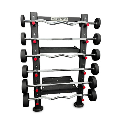 Kit Barras Montadas 10 a 30kg Reta e W com Expositor Multifuncional
