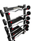 Kit Barras Montadas 10 a 30kg Reta e W com Expositor Multifuncional