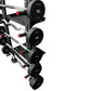 Kit Barras Montadas 10 a 30kg Reta e W com Expositor Multifuncional