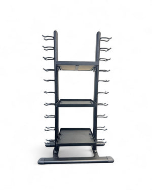Suporte Torre para Halteres com Prateleira Multifuncional ESTOB21