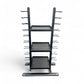 Suporte Torre para Halteres com Prateleira Multifuncional ESTOB21