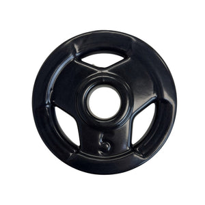 Anilha Olímpica Emborrachada Furo 54MM Preta