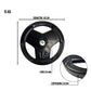 Anilha Olímpica Emborrachada Furo 54MM Preta