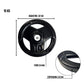 Anilha Olímpica Emborrachada Furo 54MM Preta