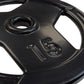 Anilha Olímpica Emborrachada Furo 54MM Preta