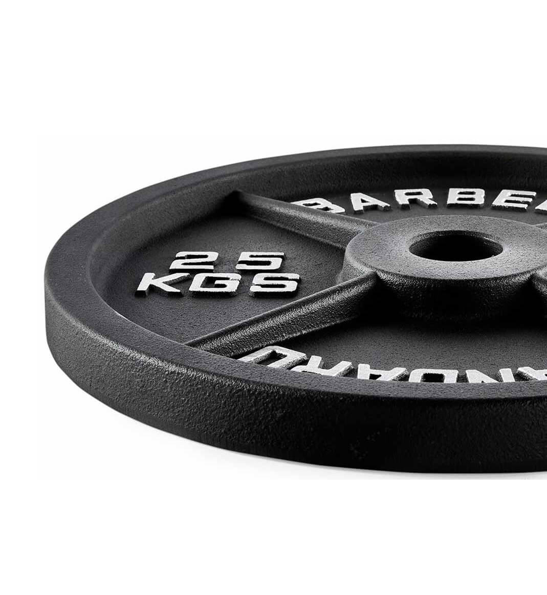 Anilha Olimpica Ferro Old School Peso em Kg e Libras - Rope Store #