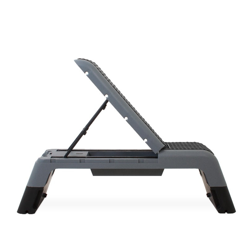 Banco Step Deck Plataforma de Exercicios Cinza - Rope Store #