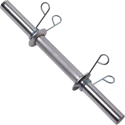 Barra Maciça 40cm Com Presilhas - Rope Store #