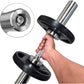 Barra Olímpica Carregável 55 cm Cromada - Rope Store #