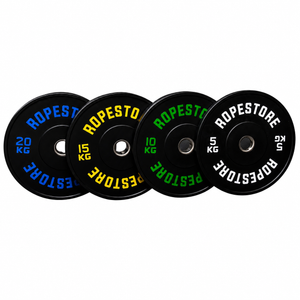 Kit Anilhas Olímpicas Bumper Preta 100 kg