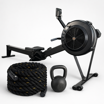 Kit HyTraining  - Remo, Corda Pro 15m, Kettlebell 16Kg